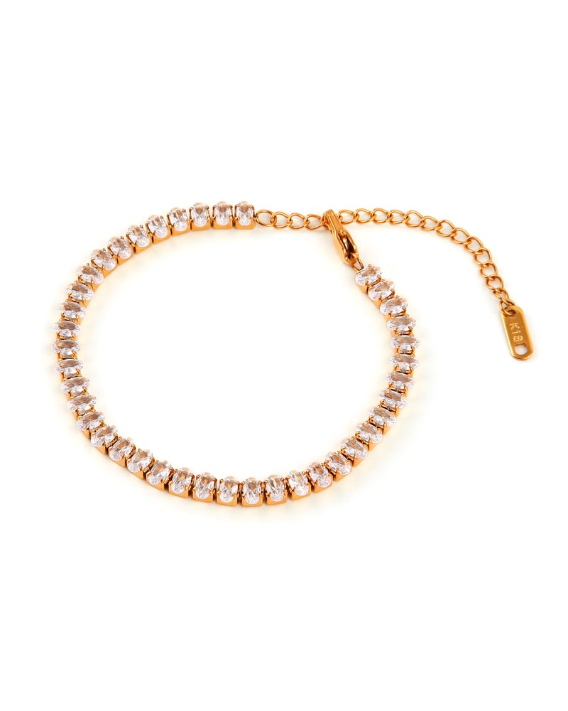 TAAHIRA Isla Marquise Cut Tennis Bracelet - Image 1